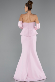 Abendkleid im Meerjungfrau-Stil Lang Puder ABU5421