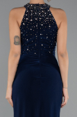 Abendkleid Lang Marineblau ABU5422