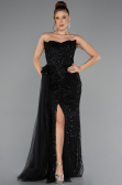 Abendkleid Lang Schwarz ABU5425