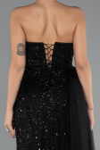 Abendkleid Lang Schwarz ABU5425