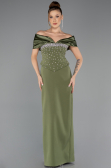Abendkleid Lang Khaki ABU5440