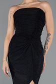 Abschlusskleid Lang Schwarz ABU5445