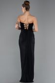 Abschlusskleid Lang Schwarz ABU5445