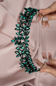 Haaraccessoires Smaragdgrün UK984