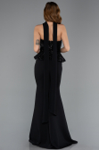 Abendkleid Lang Chiffon Schwarz ABU5457