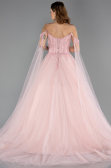 Designer Abendkleid Lang Puder ABU5466