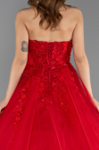 Designer Abendkleid Lang Rot ABU5459