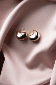 Ohrschmuck Gold-Altrosa UK943