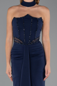 Abendkleid Lang Marineblau ABU5476