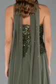 Abendkleid Lang Chiffon Khaki ABU5486