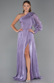 Abendkleid Lang Chiffon Lavendel ABU5489