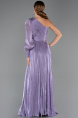 Abendkleid Lang Chiffon Lavendel ABU5489