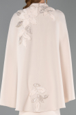 Abendkleid im Meerjungfrau-Stil Lang Beige ABU5485