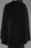 Abendkleid im Meerjungfrau-Stil Lang Schwarz ABU5485