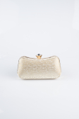 Abendtasche Gemustert Gold SH855