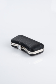 Abendtasche Gemustert Schwarz SH855