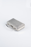 Abendtasche Gemustert Platin SH857