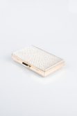 Abendtasche Gemustert Gold SH859