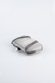 Abendtasche Laserschnitt Platin SH860