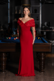 Abendkleid Lang Rot ABU4343