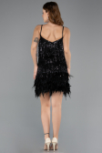 Partykleid Kurz Schwarz ABK1629