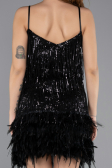 Partykleid Kurz Schwarz ABK1629