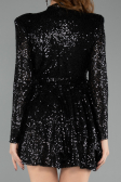 Abendkleid Kurz Schwarz ABK2480