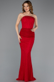 Abendkleid Lang Spitze Rot ABU5510