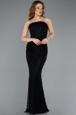 Abendkleid Lang Spitze Schwarz ABU5510