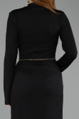 Partykleid Midi Schwarz ABK2485