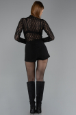 Bluse Spitze Schwarz MY1441