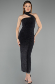 Partykleid Midi Schwarz ABK2489