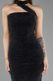Partykleid Midi Schwarz ABK2489