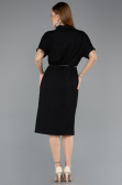 Partykleid Midi Schwarz ABK2494