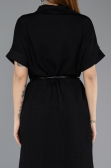 Partykleid Midi Schwarz ABK2494