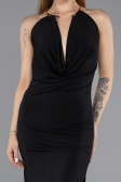 Partykleid Midi Schwarz ABK2495