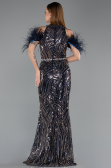 Abendkleid Lang Marineblau ABU5538