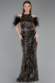 Abendkleid Lang Schwarz ABU5538