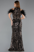 Abendkleid Lang Schwarz ABU5538