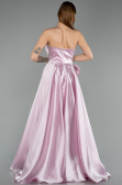 Abendkleid Lang Satin Puder ABU5541