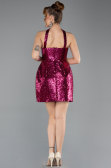 Fuchsie Partykleid Mini ABK2201