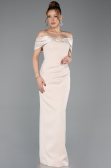 Partykleid Midi Beige ABK2501
