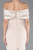 Partykleid Midi Beige ABK2501