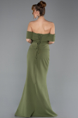 Standesamtkleid Lang Khaki ABU5559