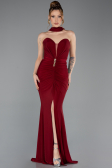 Abendkleid Lang Weinrot ABU5561