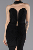 Abendkleid Lang Schwarz ABU5561