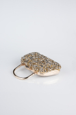 Abendtaschen Steinbesetzt Gold SH839