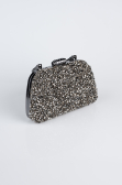 Abendtasche Verputz Platin SH839