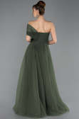 Abendkleid Lang Khaki ABU5528