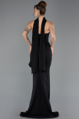 Abendkleid im Meerjungfrau-Stil Lang Schwarz ABU5566